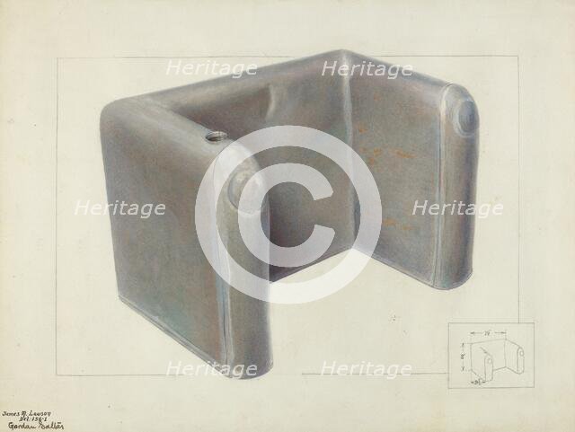 Foot Warmer, c. 1937. Creators: Gordon Saltar, James M. Lawson.