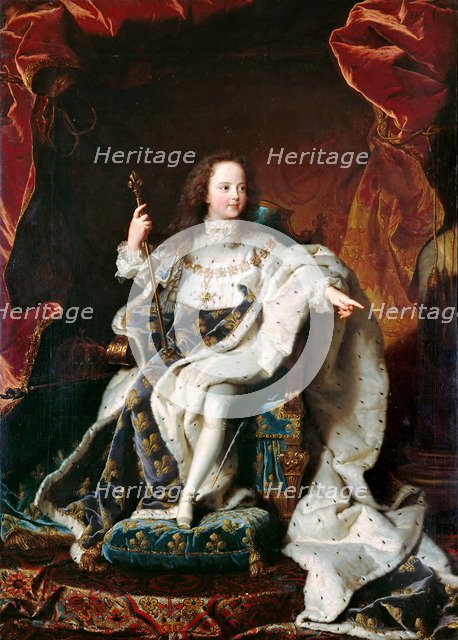 Louis XIV, King of France (1638-1715). Artist: Rigaud, Hyacinthe François Honoré (1659-1743)