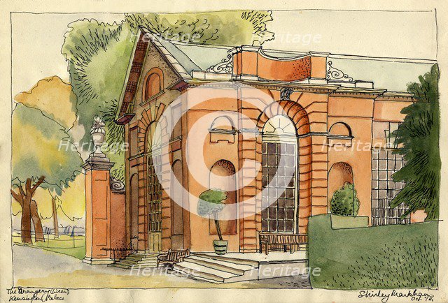 'The Orangery, Kensington Palace', c1950. Creator: Shirley Markham.