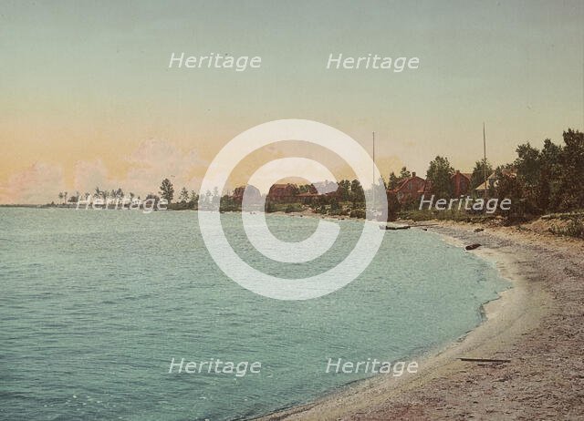 Along the shore at Harbor Beach, Michigan, c1901. Creator: Unknown.