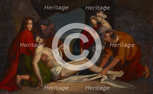 The Entombment, between 1840-1850. Creator: Jozef Simmler.