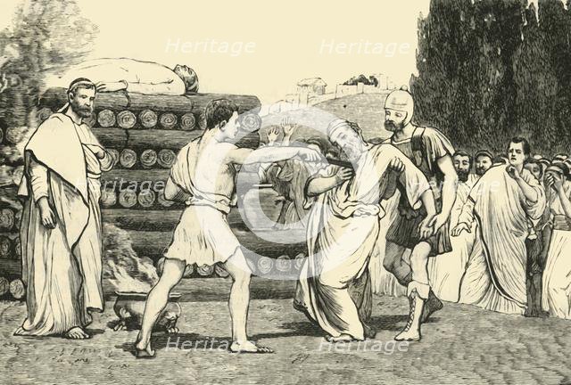 'Sacrifice of Scaevola', 1890.   Creator: Unknown.