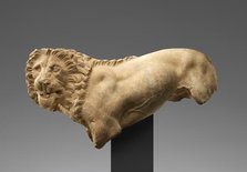 Statue of a Funerary Lion, about 325 BC. Creator: Unknown.