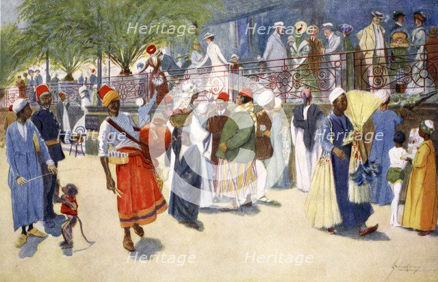 'Cairo Curios, or The Shepheard's Flock', 1908.  Artist: Lance Thackeray