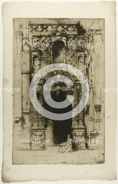 Harfleur, 1903. Creator: David Young Cameron.