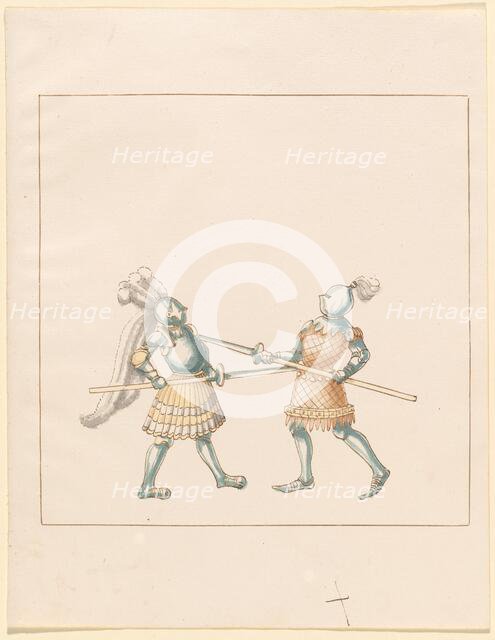 Freydal, The Book of Jousts and Tournament of Emperor Maximilian I: Combats...Plate 148, c1515. Creator: Unknown.