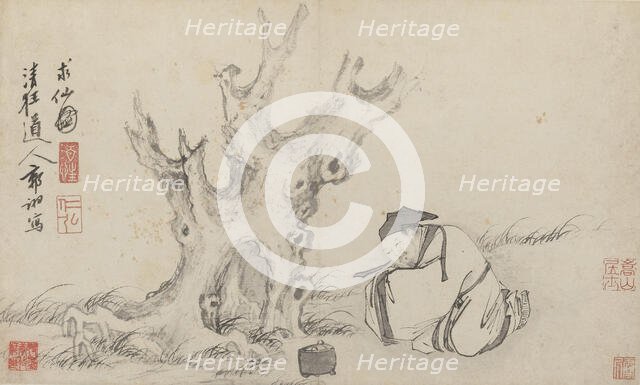 Immortal Qiu Chuji (1148-1227), 1503. Creator: Guo Xu (1456-c. 1529).