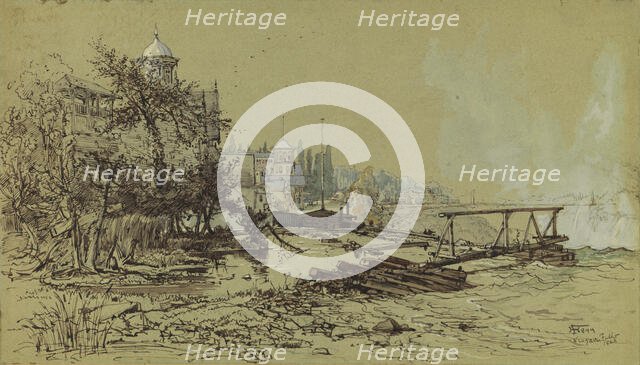 Niagara Falls, 1862. Creator: Harry Fenn.