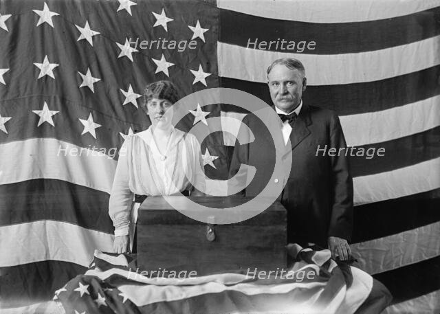 District Public Schools - Park View School; J.G. Mcgrath And Miss Margaret Wilson, 1918. Creator: Harris & Ewing.