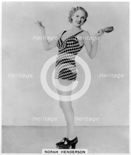 Norah Henderson, British actress, 1939. Artist: Unknown