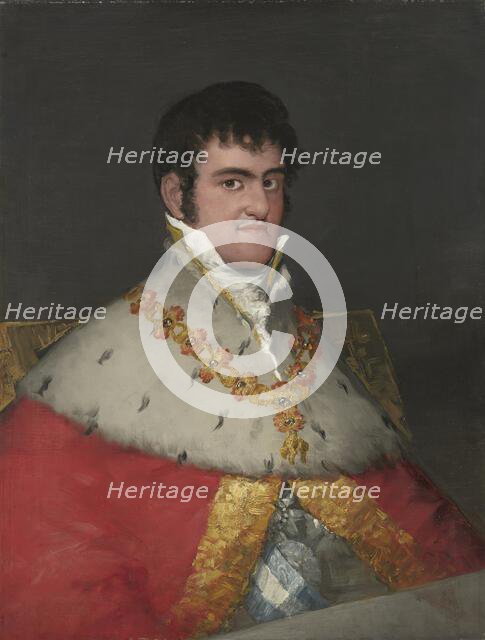 Portrait of Ferdinand VII, 1814. Creator: Francisco Goya.