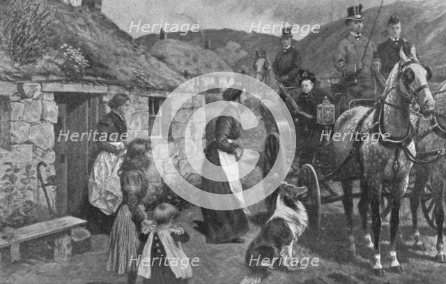 'Queen Victoria and her Highland Tenants', c1870s, (1901).  Creator: Unknown.