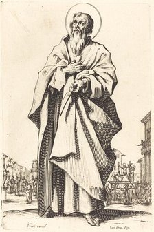 Saint Bartholomew, published 1631. Creator: Jacques Callot.