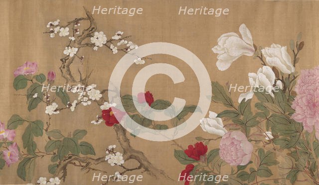 One Hundred Flowers, 18th century. Creator: Unknown.