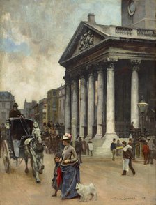 St Martin-in-the-Fields, 1888. Creator: Logsdail, William (1859-1944).