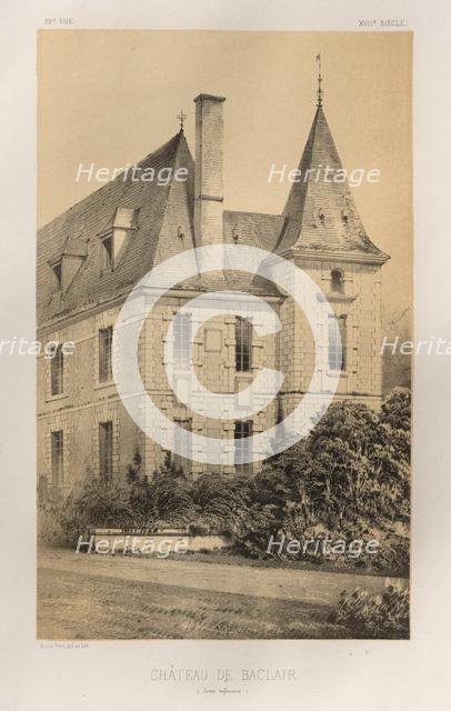 ...Pl. 59, Château De Baclair (Seine inférieure), 1860. Creator: Victor Petit (French, 1817-1874).