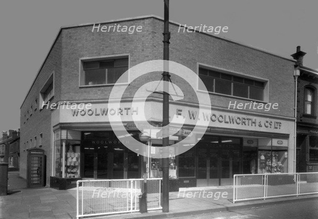 Woolworth's store, Parkgate, Rotherham, South Yorkshire, 1957.  Artist: Michael Walters