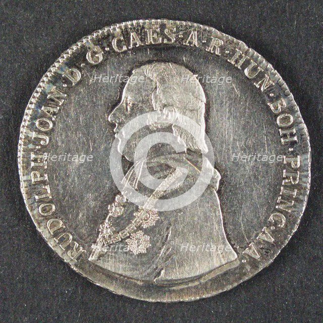 The Slovak thaler of the enthronement of Archduke Rudolph as Archbishop.