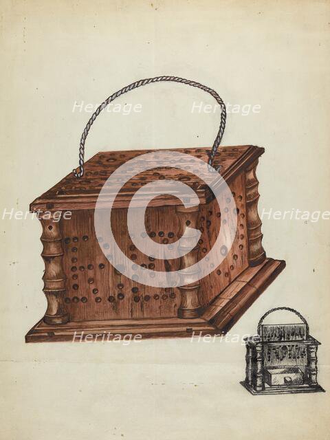 Foot Warmer, c. 1936. Creator: Florence Stevenson.