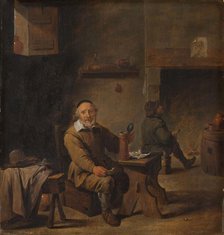 Elderly Man Seated in a Tavern, c.1645. Creator: Unknown.