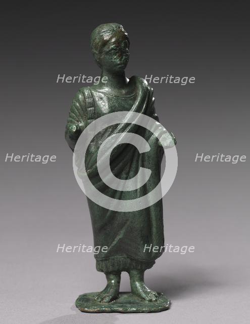 Statuette of Sacrificing Woman, 600-480 BC. Creator: Unknown.