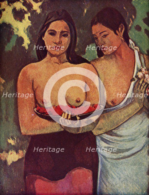 'Tahitiennes Au Mango', 1936. Artist: Paul Gauguin.