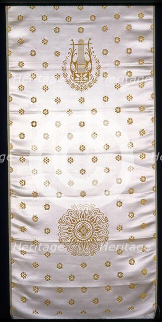 Chair Cover, France, 1800/25. Creator: Unknown.