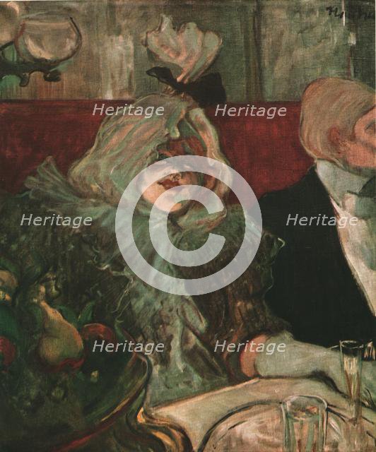 'In a Private Dining Room (At the Rat Mort)', c1899, (1952).  Creator: Henri de Toulouse-Lautrec.