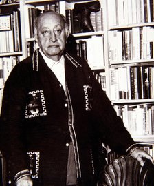 Miguel Angel Asturias, Guatemalan writer (1899-1974), photo 1969.