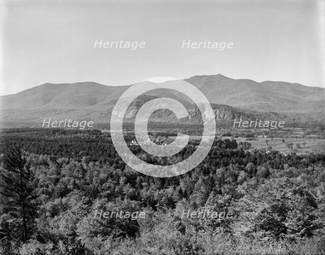 Moat Mountain and ledge from Mt. Surprise, North Conway and Intervale, White..., c1890-1901. Creator: Unknown.