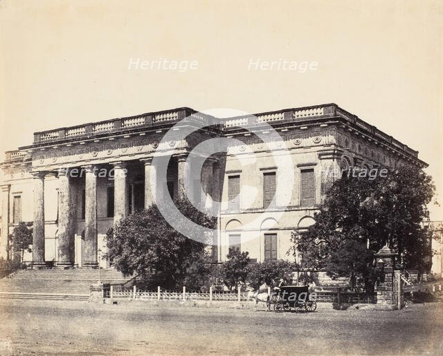 Town Hall, Calcutta, 1850s. Creator: Captain R. B. Hill.