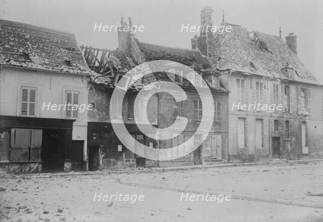Soissons after bombardment, 1914. Creator: Bain News Service.