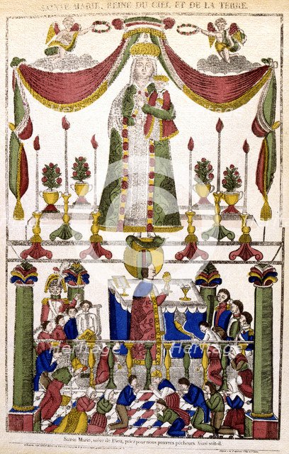 'St Mary, Queen of Heaven and the Earth', 19th century. Artist: Anon