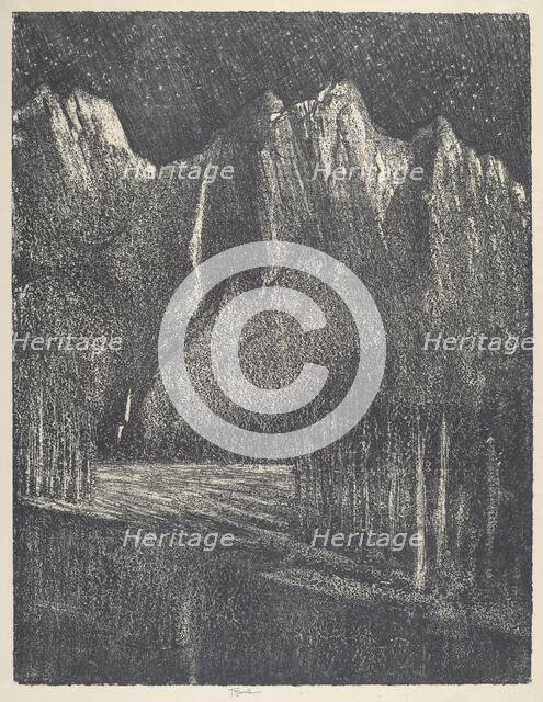 Night in the Yosemite, 1912. Creator: Joseph Pennell.
