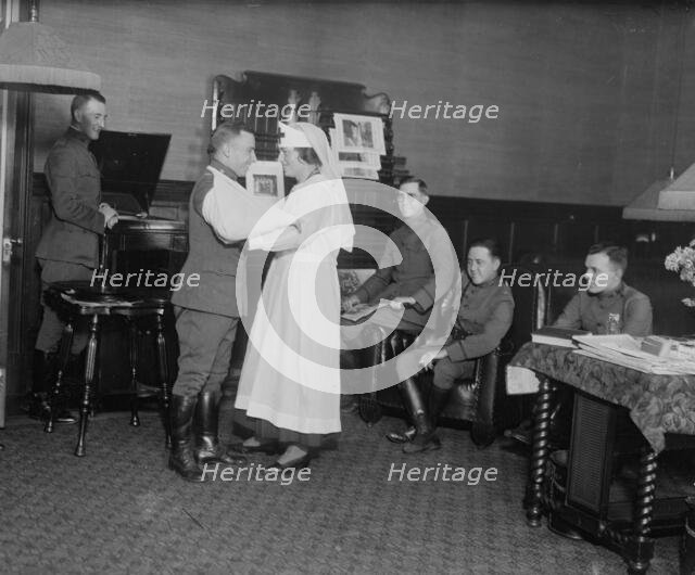 Red Cross wounded officer, between 1917 and c1920. Creator: Bain News Service.