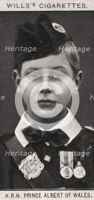 H.R.H Prince Albert of Wales, 1908.Artist: WD & HO Wills
