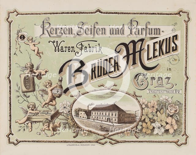 Brüder Mlekus - Candles, Soaps and Perfume Goods Factory Graz, c1900. Creator: Anonymous.