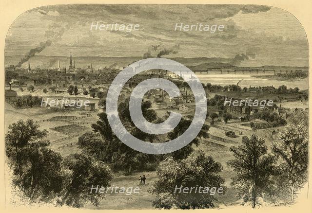 'Louisville, from the Blind Asylum', 1874.  Creator: Nathaniel Orr.