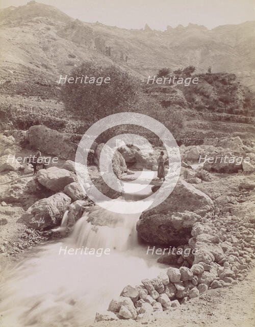 Cous du Kadisha, Monte Libon, 1860s-80s, printed ca. 1870. Creator: Felix Bonfils.