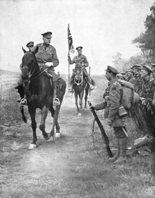''Les Vainqueurs de Queant-Drocourt; le marechal Haig felicite un detachement..., 1918. Creator: Unknown.