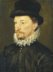 Half-length Portrait of a Young Man, c1570-1590. Creator: French Master c1550/1600