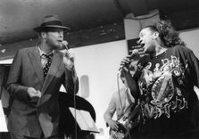 Long John Baldry and Angela Brown, 100 Club, London, 1993. Creator: Brian Foskett.