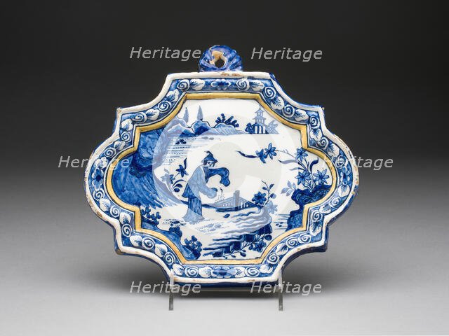 Plaque, Delft, c. 1730. Creator: Delftware.