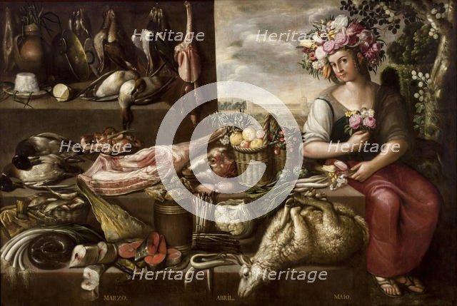 Spring, 1638. Creator: Barrera, Francisco (1595-1658).