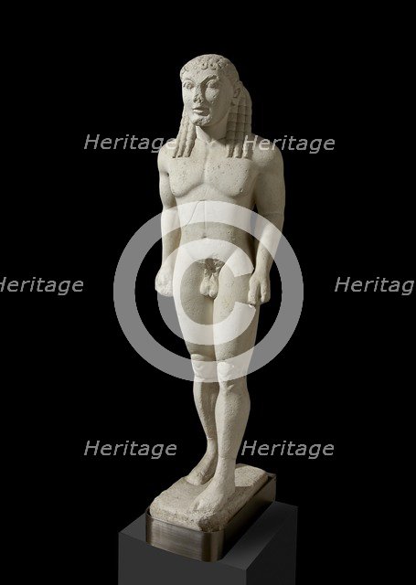 Biton or Kouros A, from Delphi, 590-580 BC. Artist: Unknown.