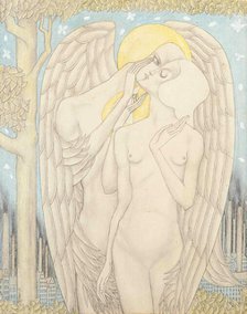 The marriage proposal (Het aanzoek), 1898. Creator: Toorop, Jan (1858-1928).