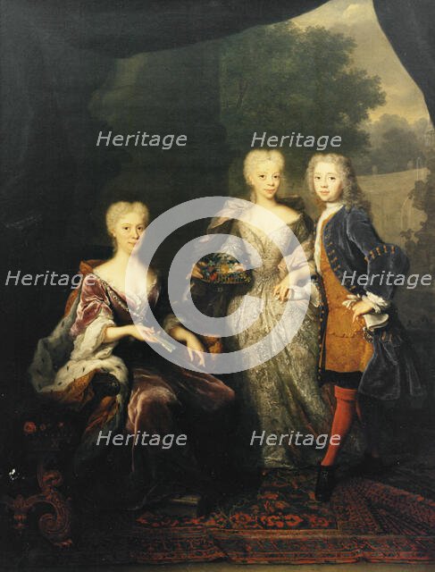 Marie Louise , 1688-1765, Princess of Hesse-Kassel, married to John William Friso of Nassau..., 1726 Creator: Unknown.