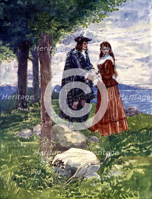 'They took a sad farewell of each other', 1746, (1905).Artist: A S Forrest