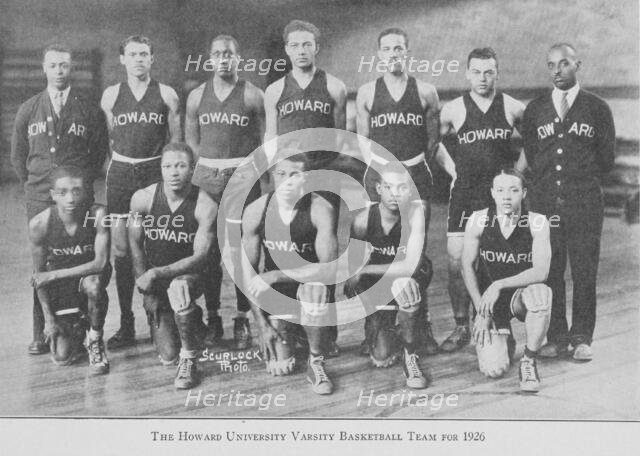 The Howard University Varsity Basketball Team, 1927. Creator: Addison N. Scurlock.