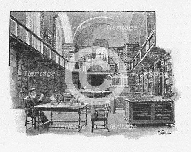 'The Library, St. Paul's Cathedral', 1891. Creator: William Luker.